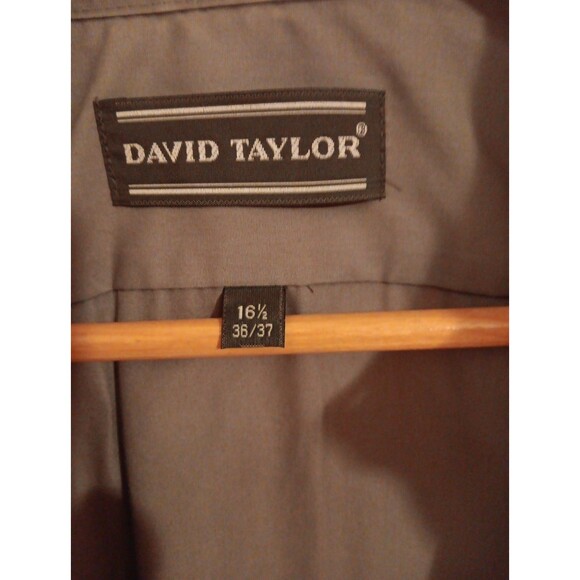 David Taylor Men's Long Sleeve Dress Shirt L - Picture 3 of 5